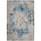 Safavieh 6 x 9 ft. Bristol Power Loomed Medium Rectangle Area RugBlue & Light Grey BTL343C-6 - alternate 1